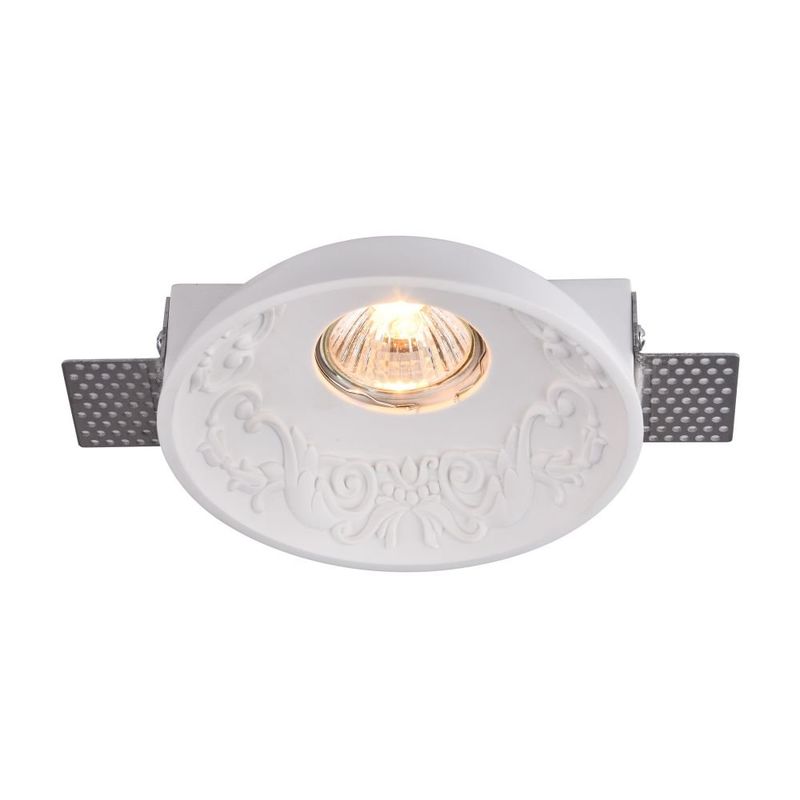 Встраиваемый светильник Maytoni Gyps 220V 35W IP20 DL278-1-01-W фото 1