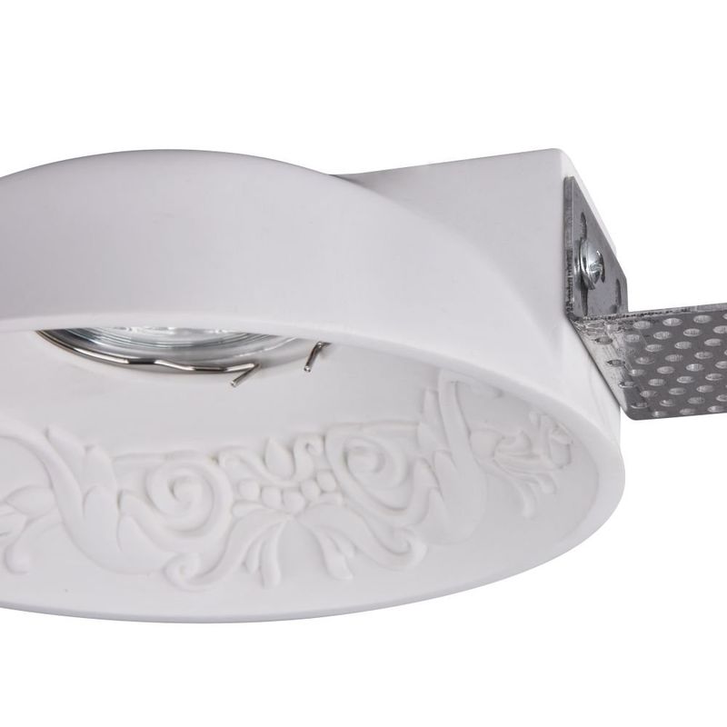 Встраиваемый светильник Maytoni Gyps 220V 35W IP20 DL278-1-01-W фото 4