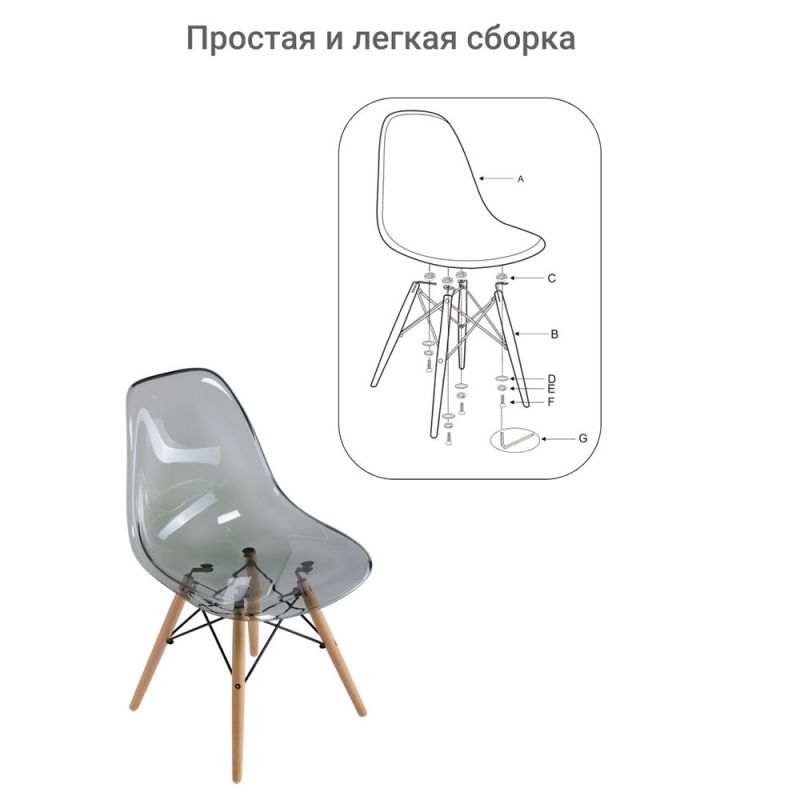 Стул Bradex Home Eames BD-1450523 фото 8