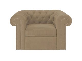 Кресло ОГОГО Обстановочка Chesterfield цвета капучино BD-1751467