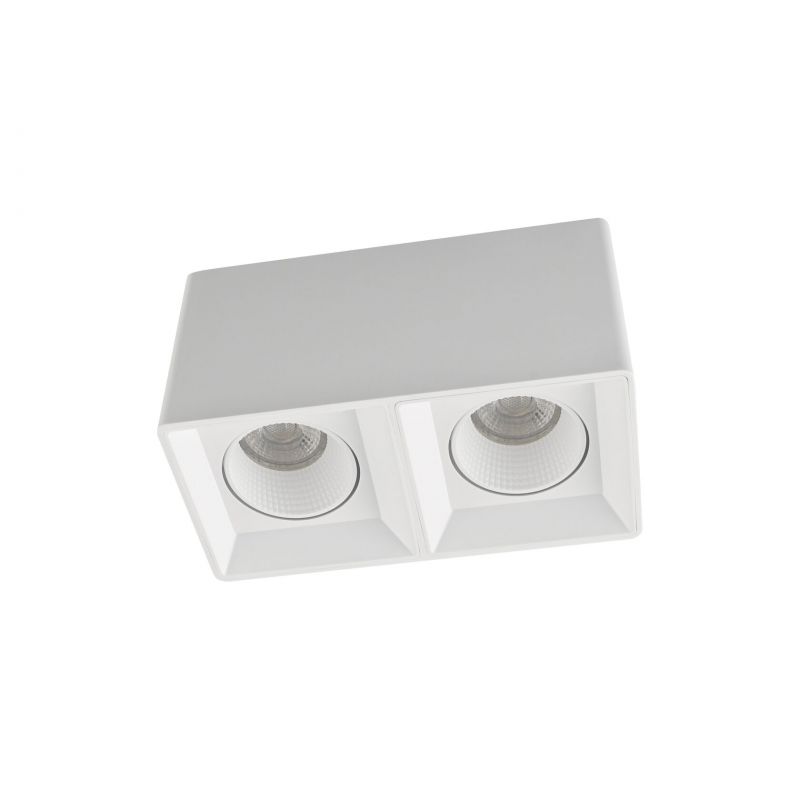 Светильник накладной Denkirs DK3020WW IP 20, 10 Вт, GU5.3, LED, белый/белый, пластик DK3085-WH фото 1