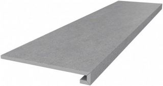 Kerama Marazzi DL500820R/GCF Ступень клееная Фондамента серый светлый 33x119,5x0,9