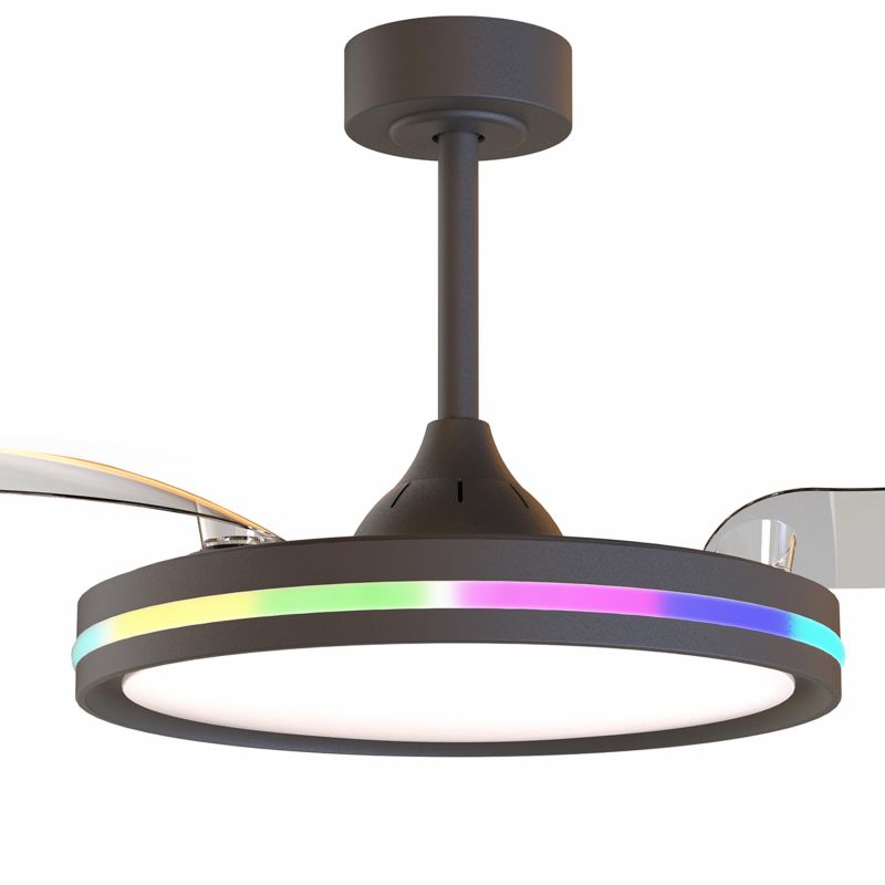 Люстра потолочная-вентилятор Mantra RAFAGA LED 3000-6500К (теплый,белый,холодный) 8728 фото 3