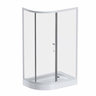 Душевой уголок AM.PM Like Solo Slide W83UG-302U120MT 120x80 см, матовый хром/прозрачное