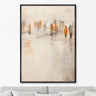 Репродукция картины ArtNoMore на холсте Winter etude, No 1, 2024г.