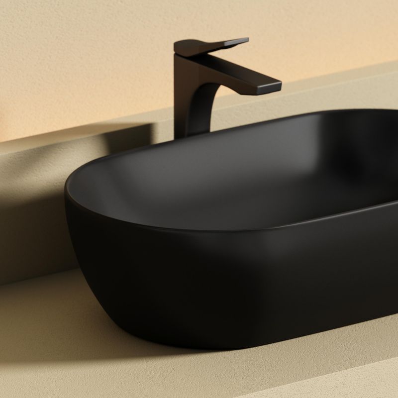 Раковина-чаша Ceramica Nova TWIST CN12001MB 50см., черная матовая фото 6