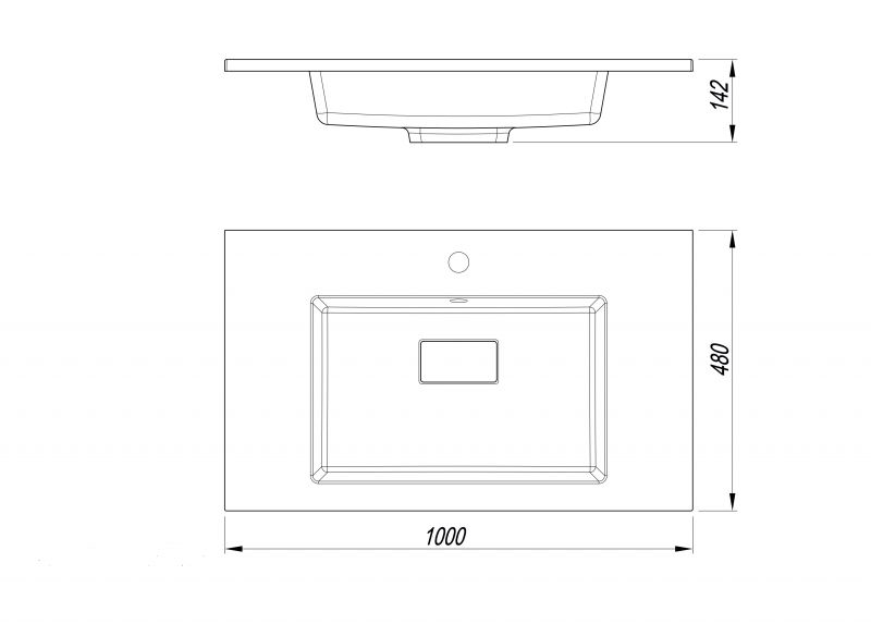 Раковина мебельная Style line LINE СС-00002460 жасмин фото 2