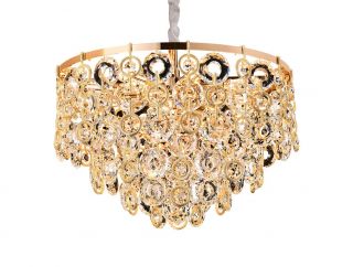 Люстра Newport 5260 Champagne gold Clear crystal E14 5265+6/C gold