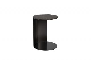 Столик журнальный приставной темный шпон Garda Decor BD-3145125