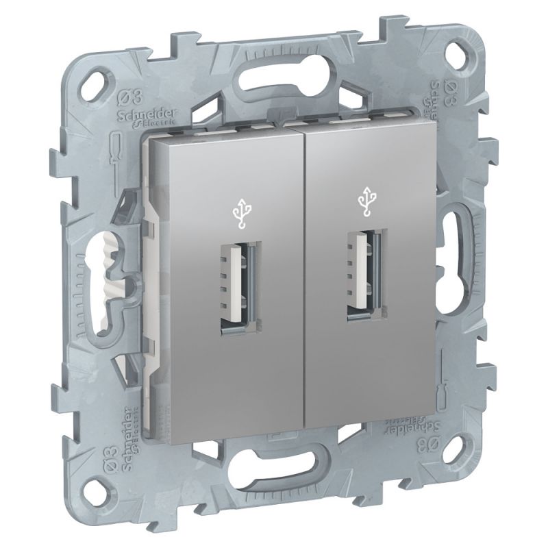 Розетка USB Schneider Electric Unica NEW BD-1222715