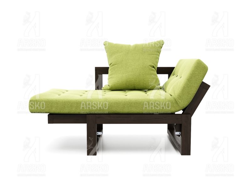 Кресло Амбер венге зеленая рогожка BD-2156152