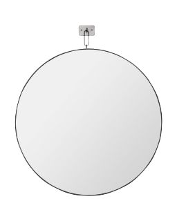 Серебряное настенное зеркало “Найт”