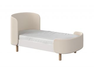 Кровать Ellipsefurniture KIDI Soft для детей от 2 до 4 лет (молочный, экокожа) KD010207060101