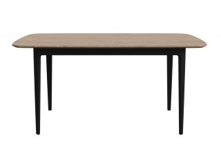Стол обеденный Ellipsefurniture Tammi 160*90 см (натуральный дуб, черный) TY110209210601