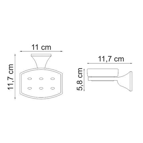 Мыльница WasserKRAFT Wern K-2529 фото 3