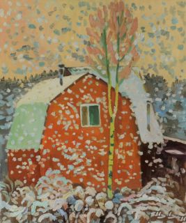 Картина "Снегопад в ноябре" Явишева Татьяна