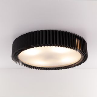 Потолочный светильник Woodled Rotor Chandelier L , дуб черный , вплотную к потолку RC-03-L