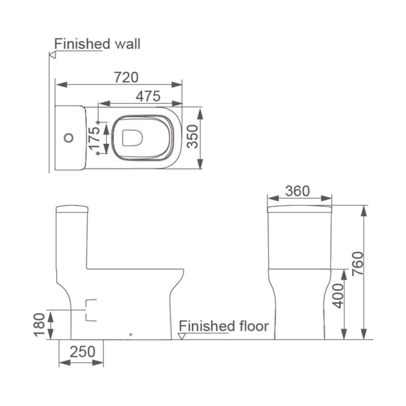 Унитаз-моноблок Comforty 00-00014867 с микролифтом фото 5