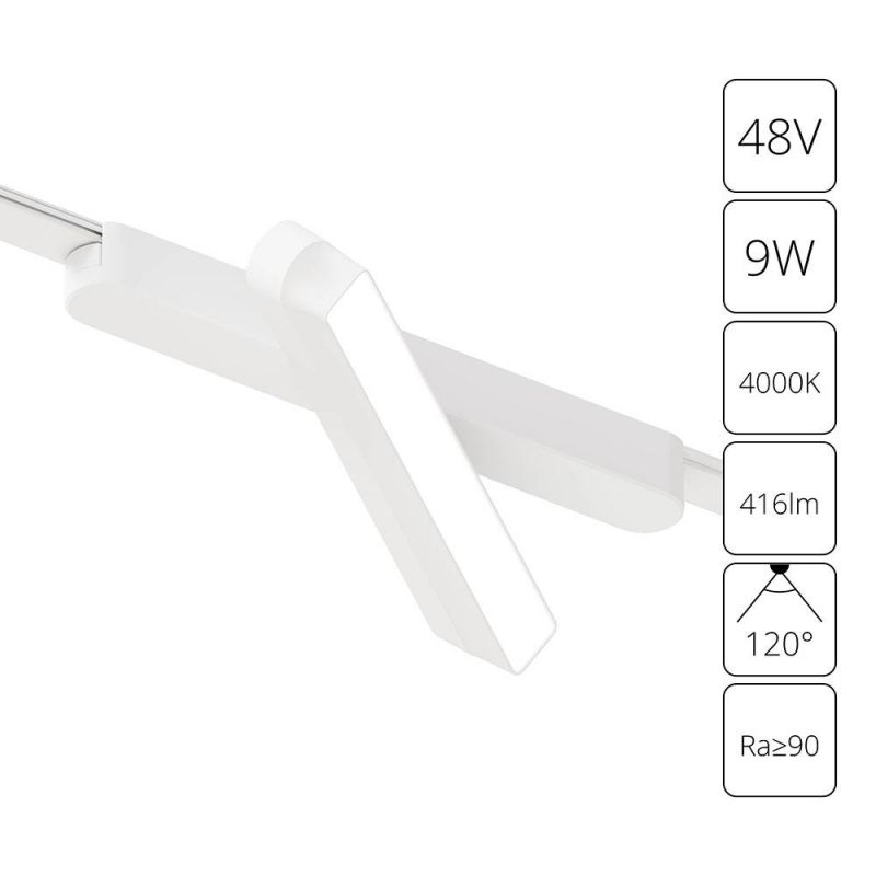 Магнитный трековый светильник Arte Lamp RAPID A6160PL-1WH фото 1