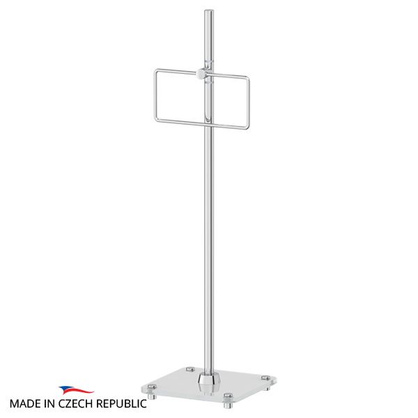 Стойка напольная с держателем полотенца прямоугольным для ванной 80 cm FBS Universal UNI 307 фото 1