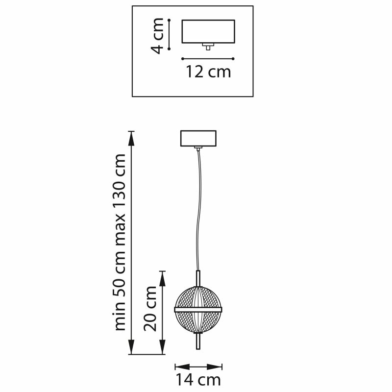 Люстра подвесная Acrile 738023