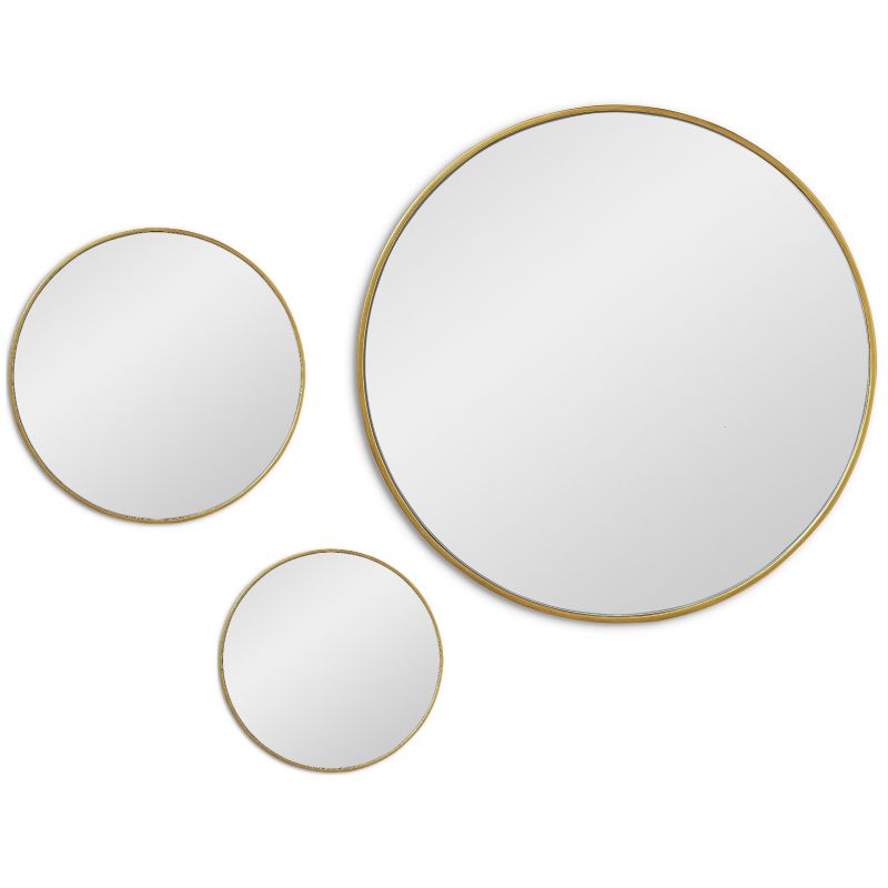 Jupiter Gold Сет из 3-х зеркал Art Mirror Ø70, Ø40, Ø30 см BD-2826274