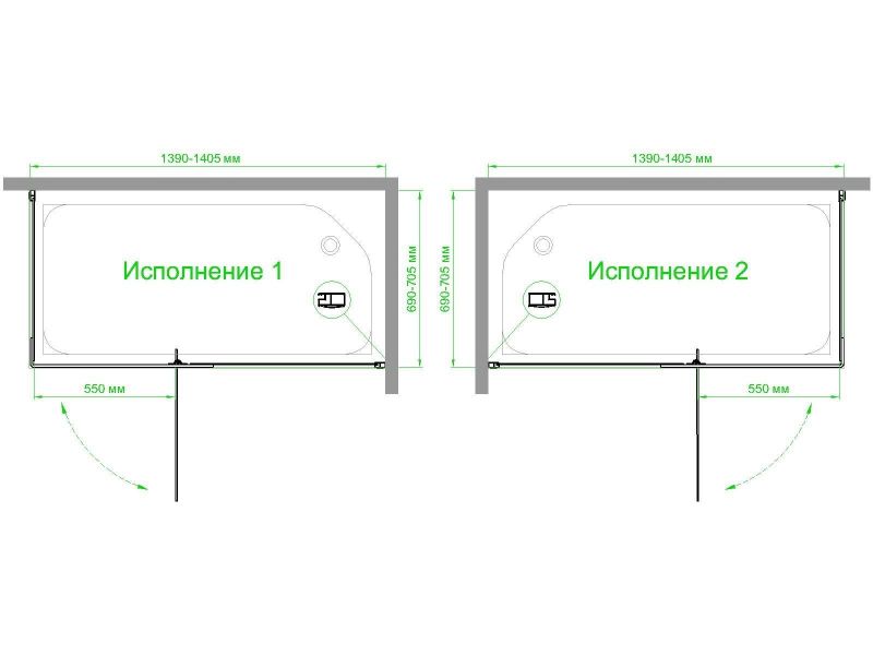 Душевой уголок Royal Bath HPVD RBHPVD-C-CH 70 стекло матовое/профиль хром фото 4