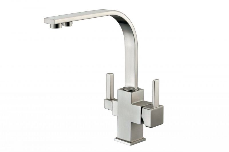 Смеситель для кухни Zorg Sanitary ZR 332 YF NICKEL фото 1