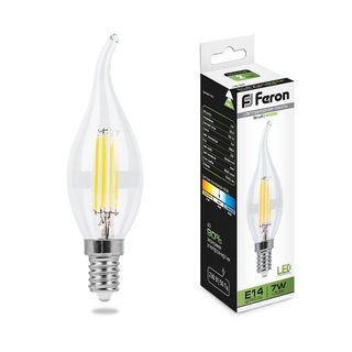 Лампа светодиодная Feron 7W 230V E14 4000K, LB-67 25781