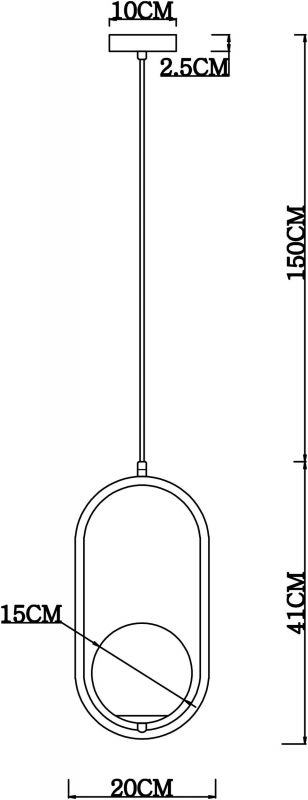 Подвес Arte Lamp MATISSE A7745SP-1AB