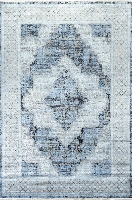 Турецкий ковер из шёлка и эвкалиптового шёлка Carpet «SALVATORE APARTMENT» DG97B-GRE-YEL 300 x 400 см фото 1