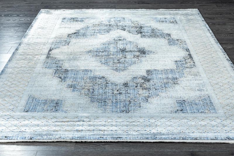 Турецкий ковер из шёлка и эвкалиптового шёлка Carpet «SALVATORE APARTMENT» DG97B-GRE-YEL 300 x 400 см фото 2
