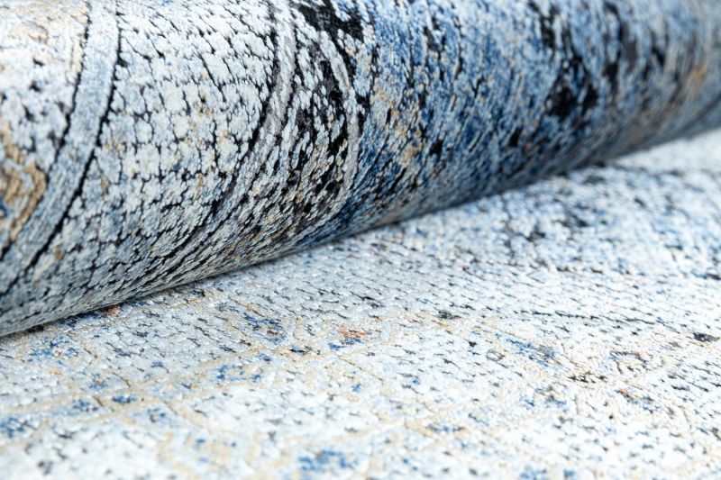 Турецкий ковер из шёлка и эвкалиптового шёлка Carpet «SALVATORE APARTMENT» DG97B-GRE-YEL 300 x 400 см фото 5