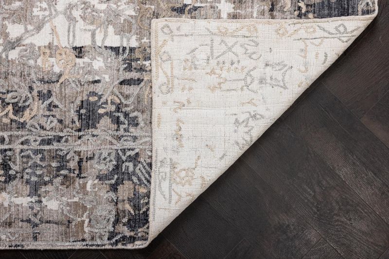 Индийский ковер из арт-шёлка Carpet «SOMERSET» FL76-CHARCOAL 165 x 235 см фото 10