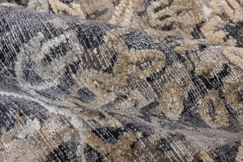 Индийский ковер из арт-шёлка Carpet «SOMERSET» FL76-CHARCOAL 165 x 235 см фото 6