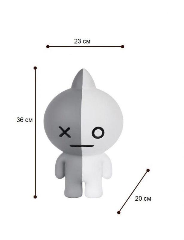 Фигурка Sotogrande BT21 Figure Pup Pet Grey BD-3049153