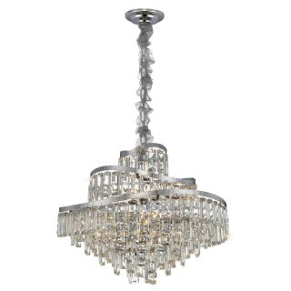 Люстра хрустальная подвесная Citilux NAIAD Хром Е14 480W CL315161