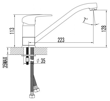 Смеситель Lemark Pramen LM3304C фото 2