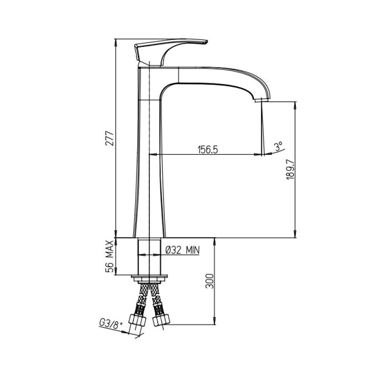 Смеситель Paini Lady 89PA205LLL