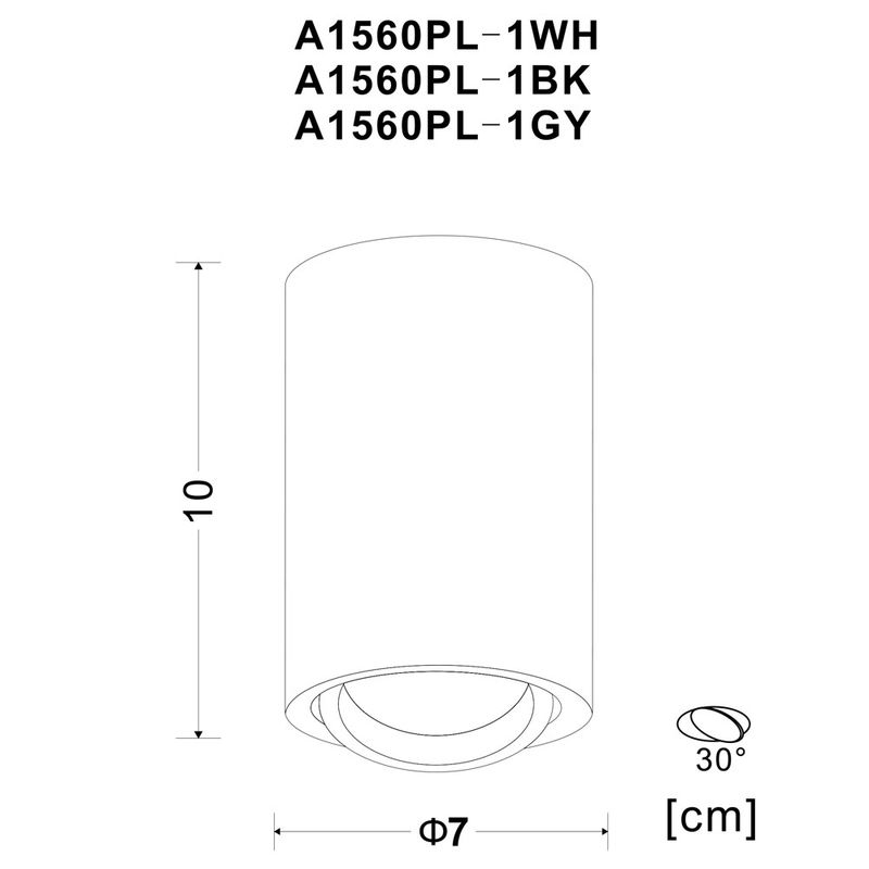 Светильник потолочный Arte Lamp A1560 A1560PL-1WH