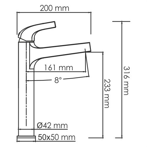 Смеситель для умывальника WasserKRAFT Sauer 7103H фото 3