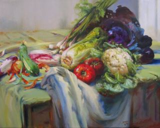 Картина "Овощи 1" 2017 Федорова Ирина