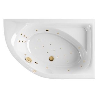 Акриловая ванна Excellent Aquarella WAEX.ARP17.ULTRA.GL 170x110 с г/м, R  золото