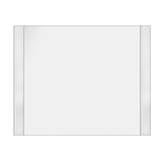 Зеркало без подсветки Dreja UNI 99.9007 105 см белый