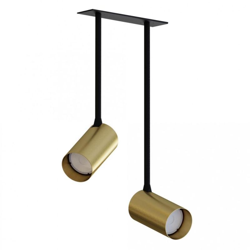 Спот Nowodvorski Mono Surface Long Black/Brass GU10 20W 7743 фото 1