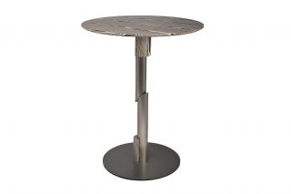 Стол барный круглый высокий Garda Decor Zebrano BD-3145197