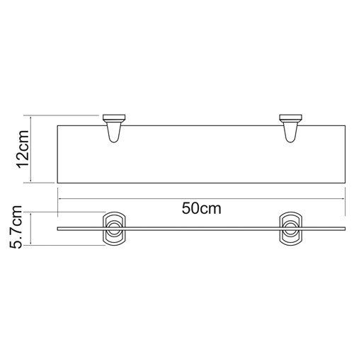 Полка WasserKRAFT Oder K-3024