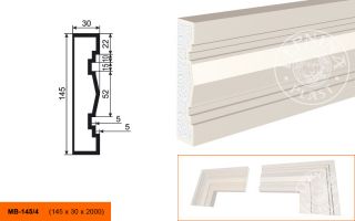 Молдинг Lepninaplast МВ-145/4