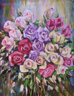 Картина "Розовая радуга" Светлана Круглова