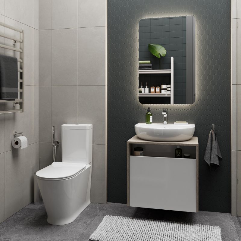 Чаша унитаза-компакта Kerama Marazzi Plaza Modern PLMR.wc.01